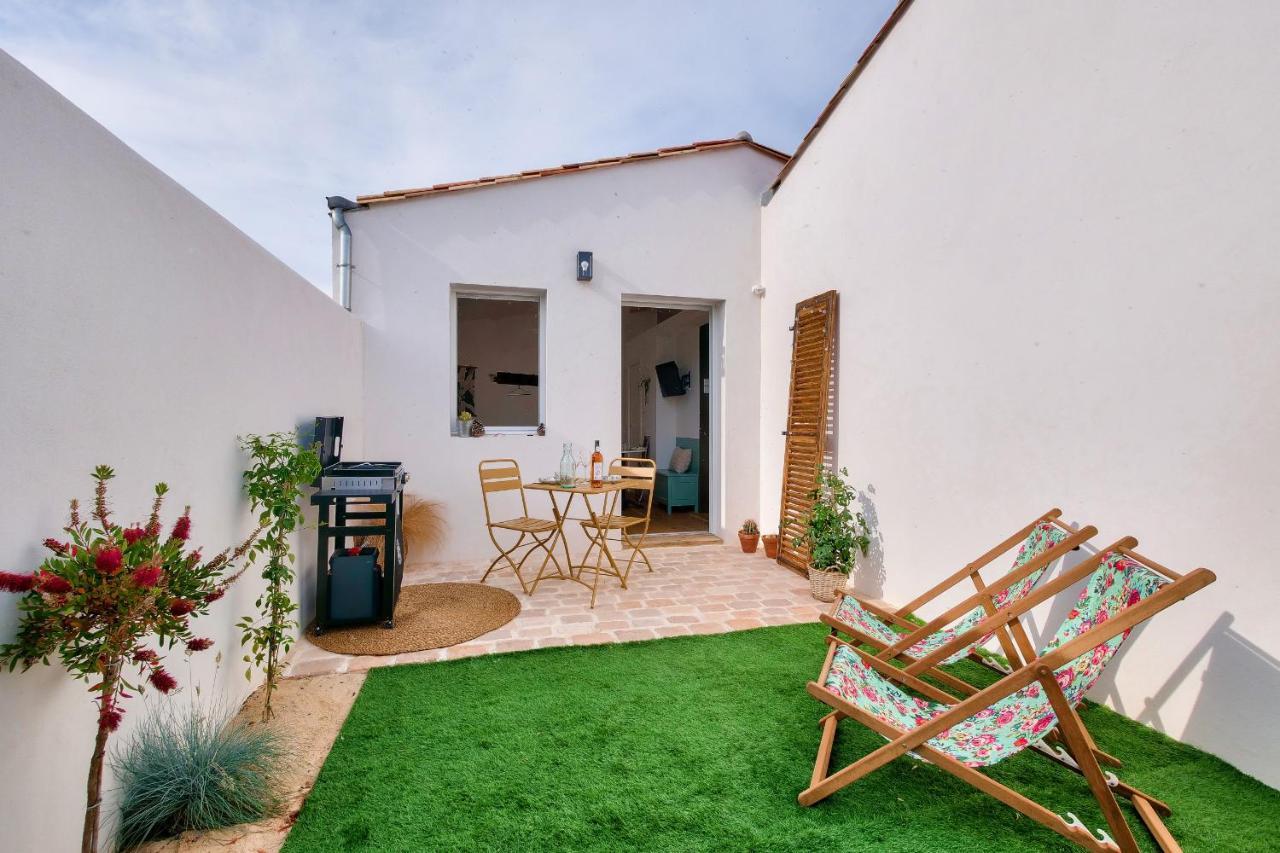 Studio Avec Terrasse A 250 Metres Du Port Rivedoux-Plage Exteriör bild